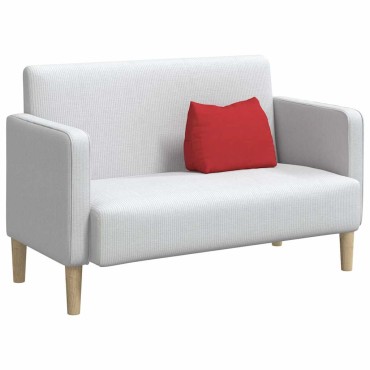 vidaXL Μαξιλάρι Πλάτης Κόκκινο 45 x 20 x 35 εκ. ύφασμα