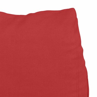 vidaXL Μαξιλάρι Πλάτης Κόκκινο 45 x 20 x 35 εκ. ύφασμα