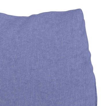 vidaXL Μαξιλάρι Πλάτης Μπλε τζην 45 x 20 x 35 εκ. ύφασμα