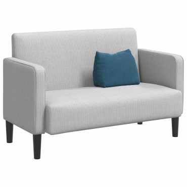 vidaXL Μαξιλάρι Πλάτης Μπλε 45 x 20 x 35 εκ. Υφασμάτινο Κορντουρά