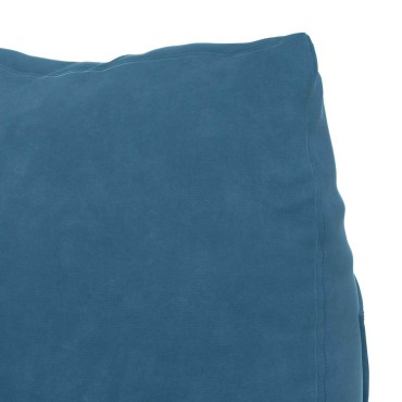 vidaXL Μαξιλάρι Πλάτης Μπλε 45 x 20 x 35 εκ. Υφασμάτινο Κορντουρά