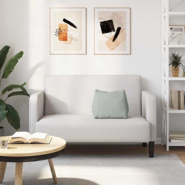 vidaXL Μαξιλάρι Πλάτης Ανοιχτό γκρι 45 x 20 x 35 εκ.