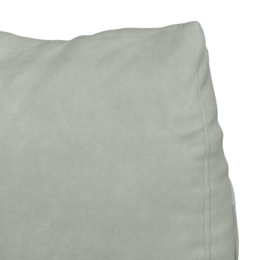 vidaXL Μαξιλάρι Πλάτης Ανοιχτό γκρι 45 x 20 x 35 εκ.