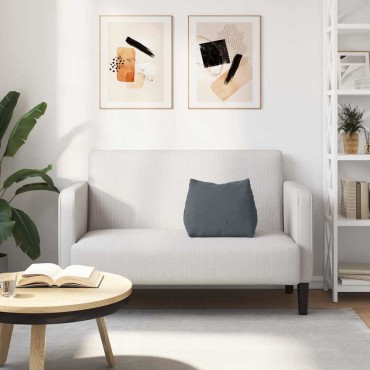 vidaXL Μαξιλάρι Πλάτης Σκούρο Γκρι 45 x 20 x 35 εκ.