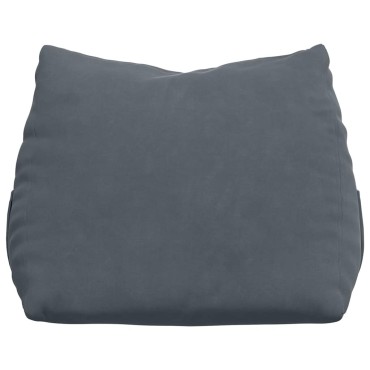 vidaXL Μαξιλάρι Πλάτης Σκούρο Γκρι 45 x 20 x 35 εκ.