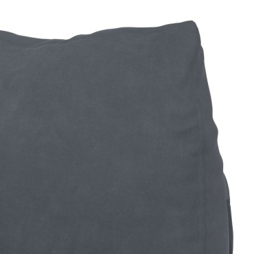 vidaXL Μαξιλάρι Πλάτης Σκούρο Γκρι 45 x 20 x 35 εκ.