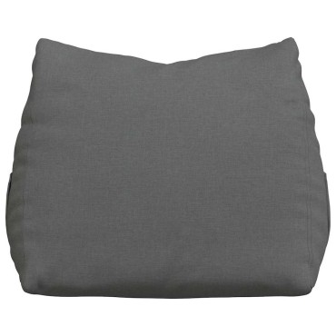 vidaXL Μαξιλάρι Πλάτης Σκούρο Γκρι 60 x 20 x 50 εκ. ύφασμα