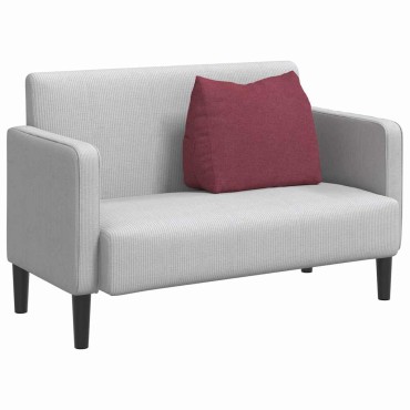 vidaXL Μαξιλάρι Πλάτης Κόκκινο 60 x 20 x 50 εκ. ύφασμα