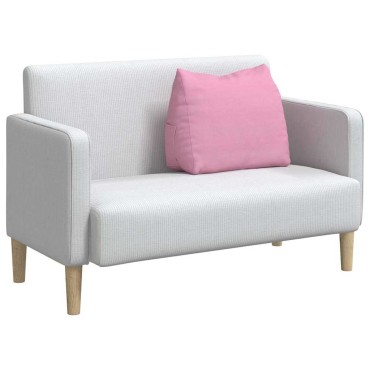 vidaXL Μαξιλάρι Πλάτης Ροζ 60 x 20 x 50 εκ. ύφασμα