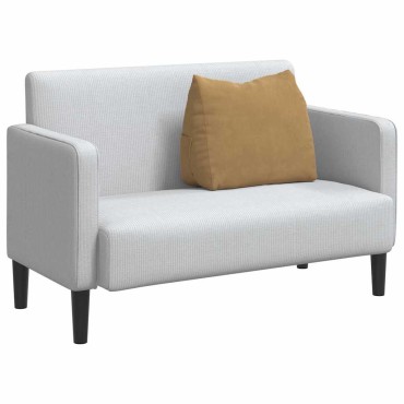 vidaXL Μαξιλάρι Πλάτης Καφέ 60 x 20 x 50 εκ. Υφασμάτινο Κορντουρά