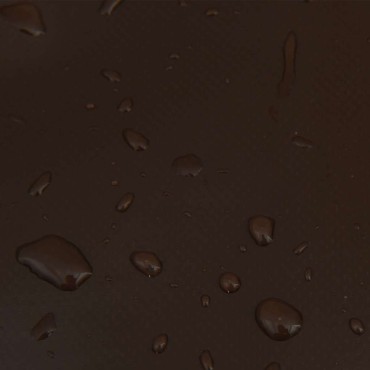 vidaXL Τέντα 650g / m² Καφέ 5 x 5 m Καμβάς με επικάλυψη PVC