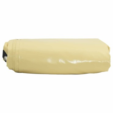 vidaXL Τέντα 650g / m² Μπεζ 2 x 3 m Καμβάς με επικάλυψη PVC
