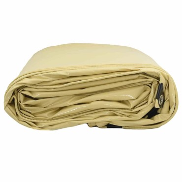 vidaXL Τέντα 650g / m² Μπεζ 2 x 3 m Καμβάς με επικάλυψη PVC