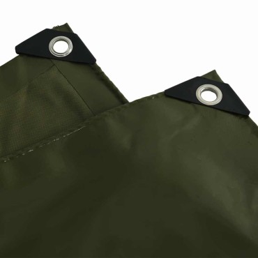 vidaXL Τέντα 650g / m² Λαδί 4 x 6 m Καμβάς με επικάλυψη PVC