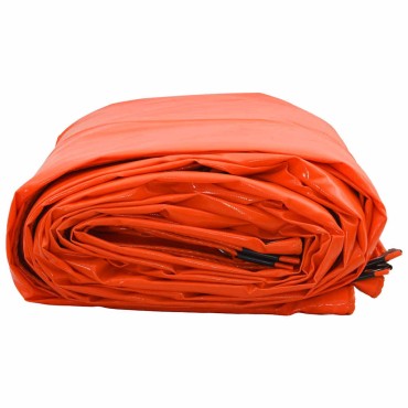 vidaXL Τέντα 650g / m² Πορτοκαλί 3 x 4 m Καμβάς με επικάλυψη PVC