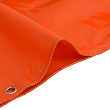 vidaXL Τέντα 650g / m² Πορτοκαλί 5 x 6 m Καμβάς με επικάλυψη PVC