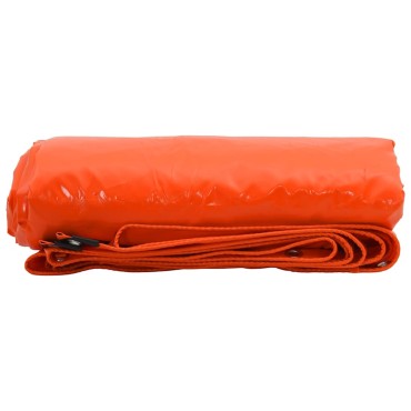 vidaXL Τέντα 650g / m² Πορτοκαλί 5 x 5 m Καμβάς με επικάλυψη PVC