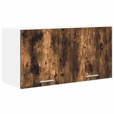 vidaXL Κρεμαστό ντουλάπι Καπνιστό Δρύς 80x31x40 εκ
