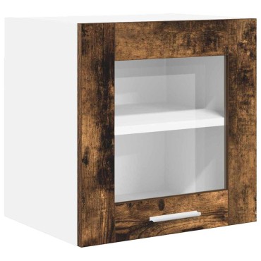 vidaXL Κρεμαστό ντουλάπι Καπνιστό Δρύς 40x31x40cm