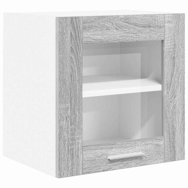 vidaXL Κρεμαστό ντουλάπι Γκρίζο Σονομα 40x31x40cm