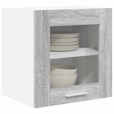 vidaXL Κρεμαστό ντουλάπι Γκρίζο Σονομα 40x31x40cm