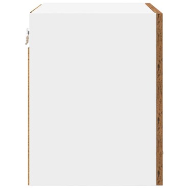 vidaXL Κρεμαστό ντουλάπι Παλιό ξύλο 40x31x40cm