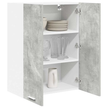 vidaXL Κρεμαστό ντουλάπι Σκυρόδεμα Γκρι 60x31x80cm