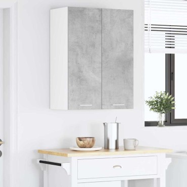 vidaXL Κρεμαστό ντουλάπι Σκυρόδεμα Γκρι 60x31x80cm