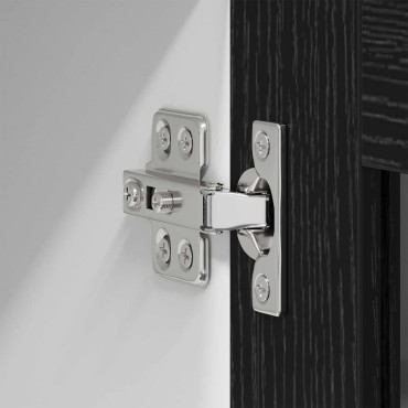 vidaXL Κρεμαστό ντουλάπι Μαύρη Οξυά 40x31x80cm