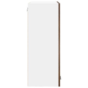 vidaXL Κρεμαστό ντουλάπι Καπνιστό Δρύς 60x31x80cm
