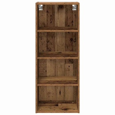 vidaXL Κρεμαστό ντουλάπι Παλιό ξύλο 40x29,5x100cm