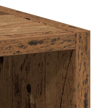 vidaXL Κρεμαστό ντουλάπι Παλιό ξύλο 40x29,5x100cm