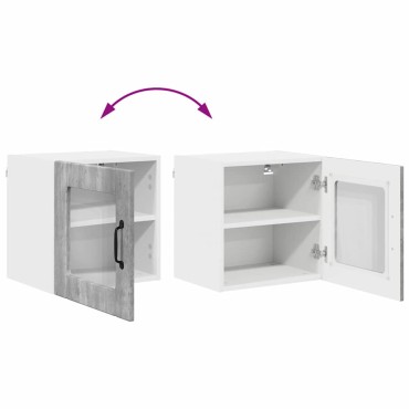 vidaXL Ραφιέρα τοίχου LUCCA Γκρι Σκυροδέματος 40x31x40cm