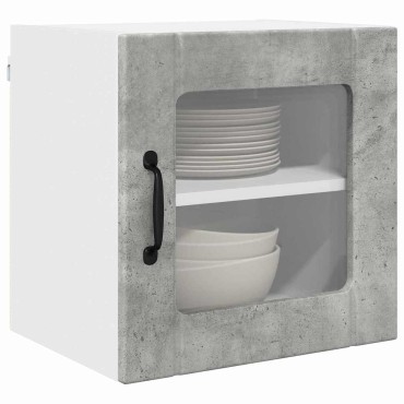 vidaXL Ραφιέρα τοίχου LUCCA Γκρι Σκυροδέματος 40x31x40cm