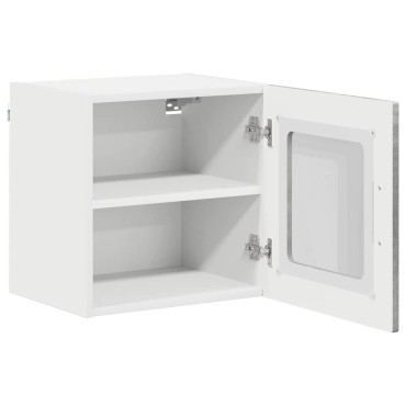 vidaXL Ραφιέρα τοίχου LUCCA Γκρι Σκυροδέματος 40x31x40cm