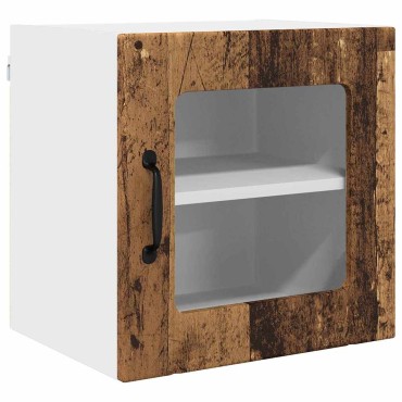 vidaXL Ραφιέρα τοίχου LUCCA Παλαιωμένο ξύλο 40x31x40cm