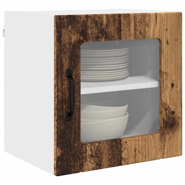 vidaXL Ραφιέρα τοίχου LUCCA Παλαιωμένο ξύλο 40x31x40cm