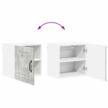 vidaXL Ντουλάπα Τοίχου LUCCA Γκρι Σκυροδέματος 40x31x40cm