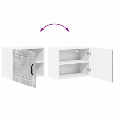 vidaXL Ντουλάπα Τοίχου LUCCA Γκρι Σκυροδέματος 50x31x40cm