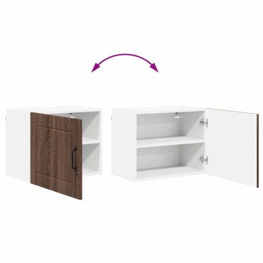 vidaXL Ντουλάπα Τοίχου LUCCA Καφέ Ξύλο Δρυός 50x31x40cm