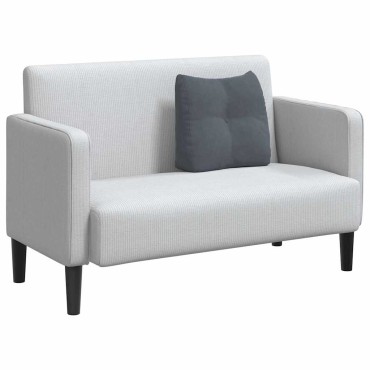vidaXL Μαξιλάρι Πλάτης Σκούρο Γκρι 45 x 24 x 50 εκ Βελούδο