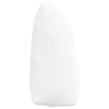 vidaXL Μαξιλάρι Πλάτης Λευκό 60 x 24 x 50 εκ ύφασμα