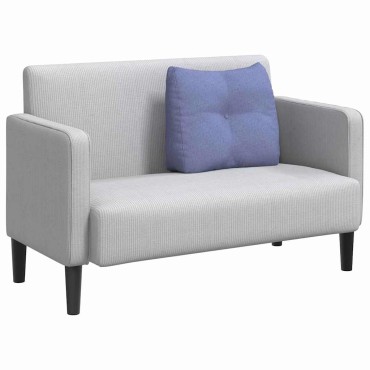 vidaXL Μαξιλάρι Πλάτης Μπλε τζην 60 x 24 x 50 εκ ύφασμα