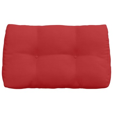vidaXL Μαξιλάρι Πλάτης Κόκκινο 80 x 24 x 50 εκ ύφασμα