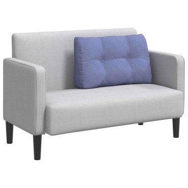 vidaXL Μαξιλάρι Πλάτης Μπλε τζην 80 x 24 x 50 εκ ύφασμα
