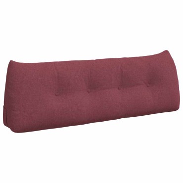vidaXL Μαξιλάρι Πλάτης Κόκκινο 140 x 24 x 50 εκ ύφασμα