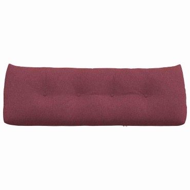 vidaXL Μαξιλάρι Πλάτης Κόκκινο 140 x 24 x 50 εκ ύφασμα