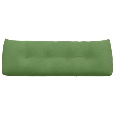 vidaXL Μαξιλάρι Πλάτης Ανοιχτό Πράσινο 140 x 24 x 50 εκ Βελούδο