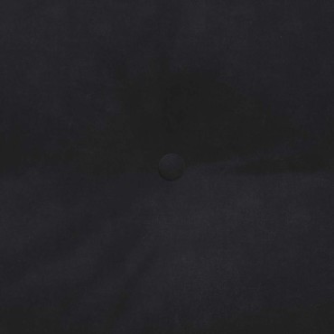 vidaXL Μαξιλάρι Πλάτης Μαύρο 140 x 24 x 50 εκ Βελούδο