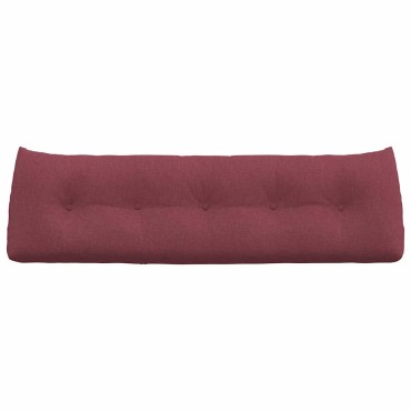 vidaXL Μαξιλάρι Πλάτης Κόκκινο 160 x 24 x 50 εκ ύφασμα